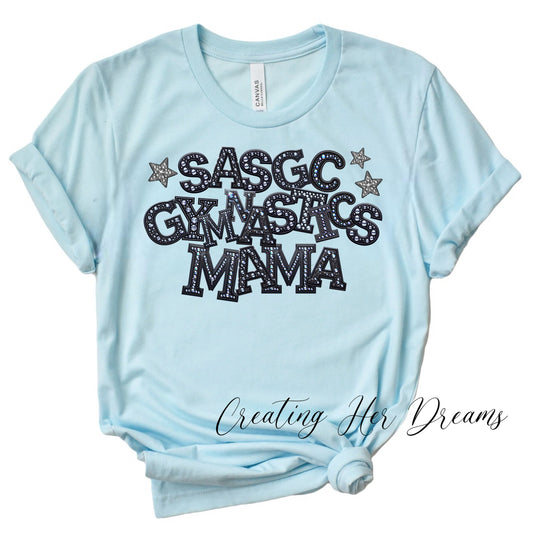 Gymnastics SASGC Mama Sparkle Tee